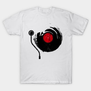 Vinyl Record Vintage Old School DJ Analog Music T-Shirt